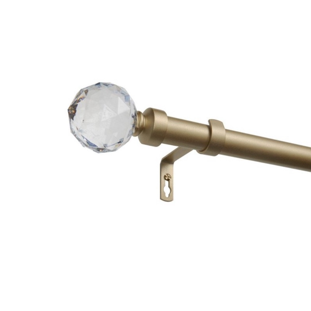 Exclusive Home 36"-72" Crystal Ball Curtain
Rod - Gold
96 From Target